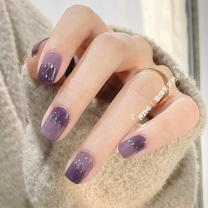 Update Top Purple SNS Nails Design Ideas