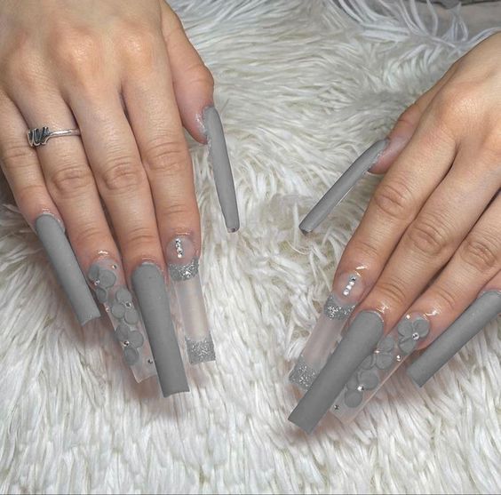 Top 10+ Gorgeous butterfly acrylic nails