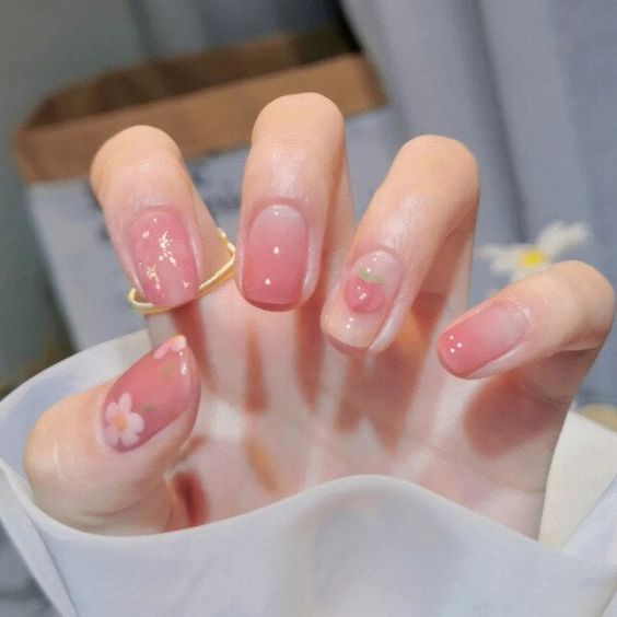 30+ Sweet Pink SNS Nails Ideas for a Manicure That Suits What You Love